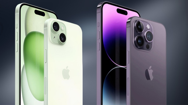 Điểm khác biệt dễ nhận thấy nhất khi đặt iPhone 15 cạnh iPhone 14 chính là thiết kế đồng bộ hơn