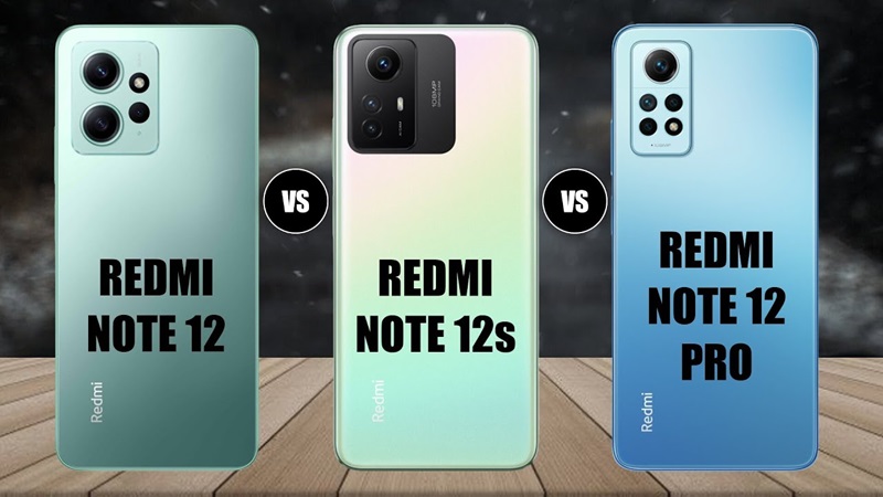 So sánh thông số kỹ thuật cho từng phiên bản của Redmi Note 12 Series