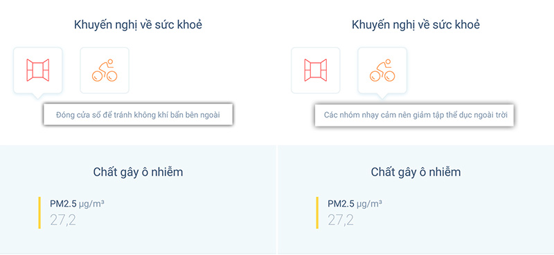 ứng dụng đo độ ô nhiễm