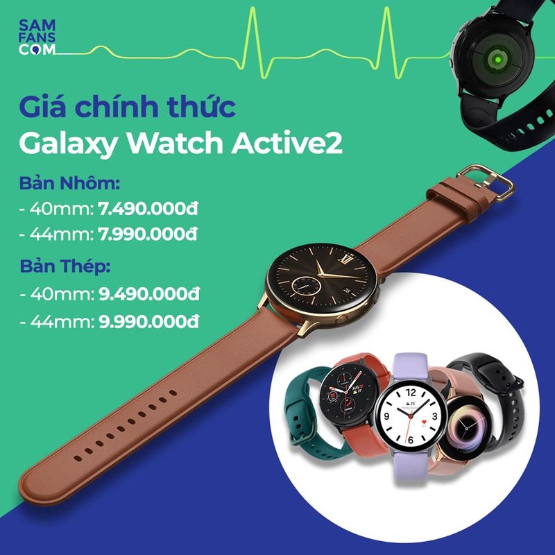 giá của galaxy watch active2