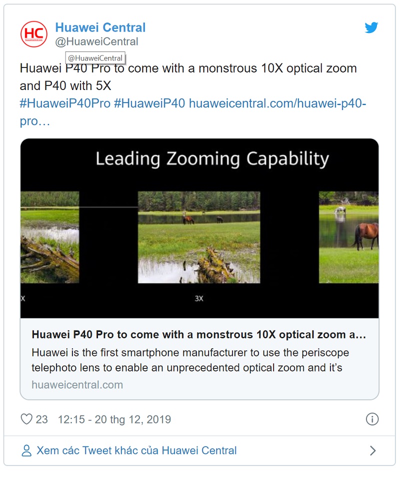 Camera Huawei P40 Pro