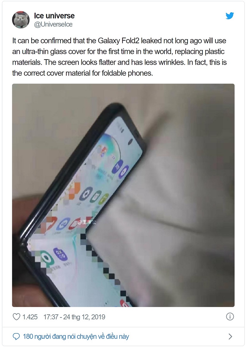 Galaxy Fold 2 chống trầy xước