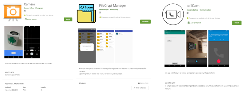 ứng dụng chứa mã độc