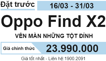 dat truoc Oppo Find X2 dat truoc Oppo Find X2