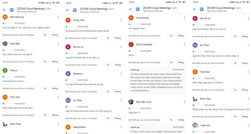 các ứng dụng học trực tuyến