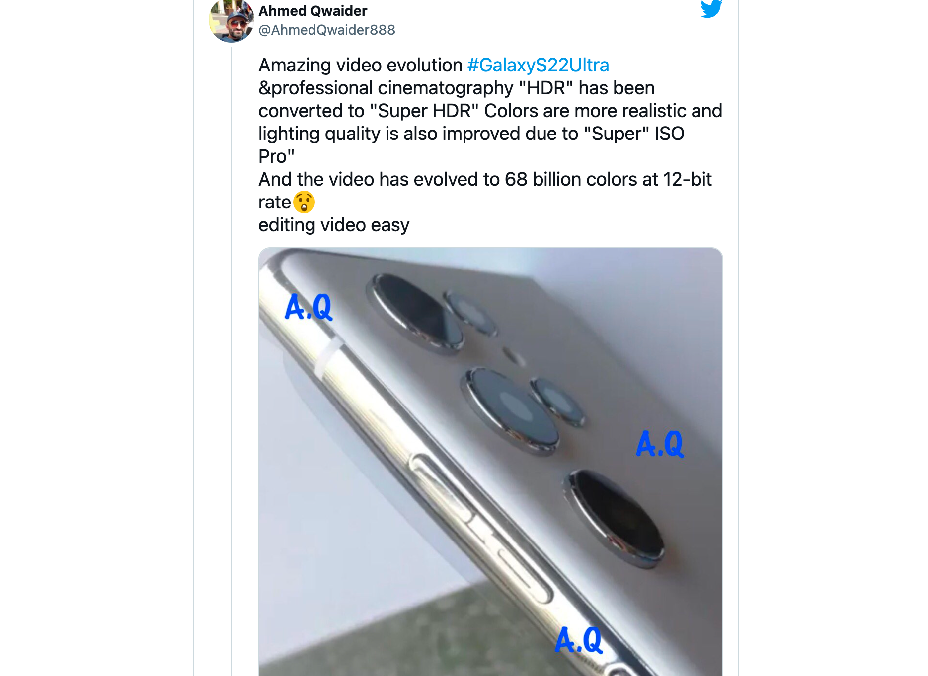 camera Galaxy S22 Ultra