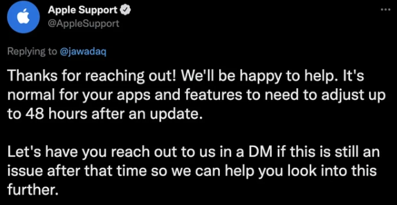 cập nhật iOS 15.4.1