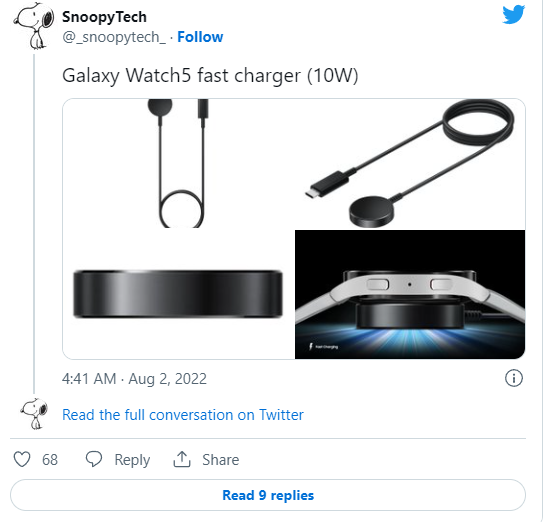 sạc Galaxy Watch 5