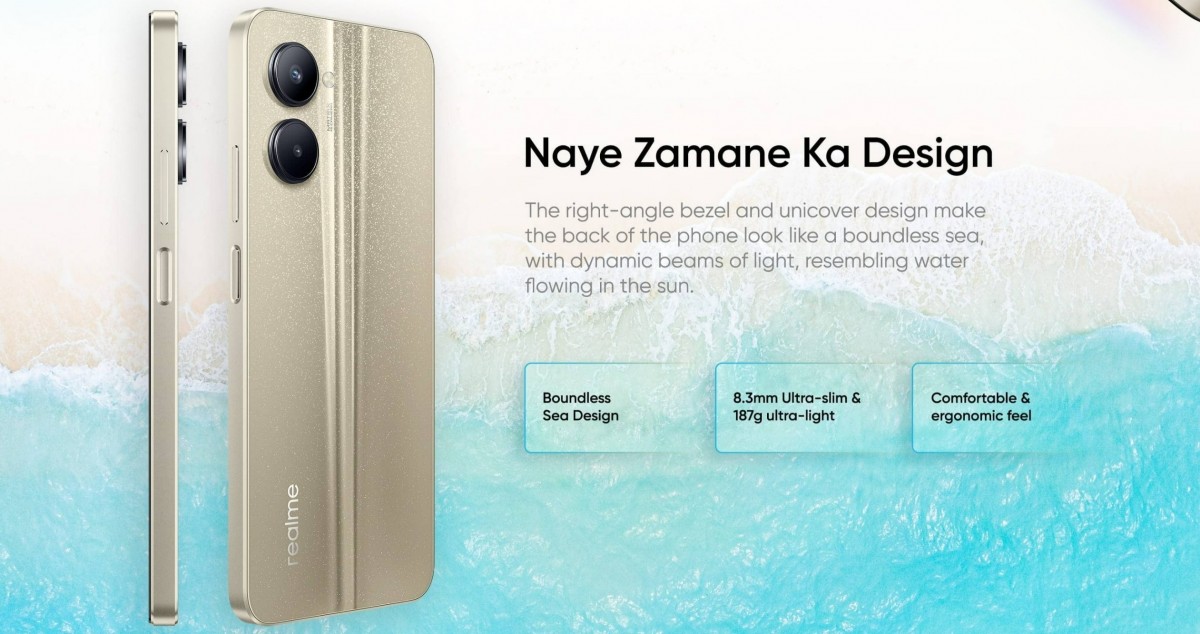 Realme C33 sẽ ra mắt vào ngày 6/9: Thiết kế vuông vức. Màu sắc sang trọng
