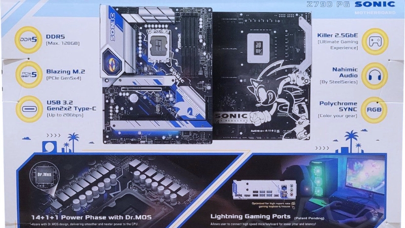 Sonic The ASRock B760 sở hữu đa dạng khả năng kết nối
