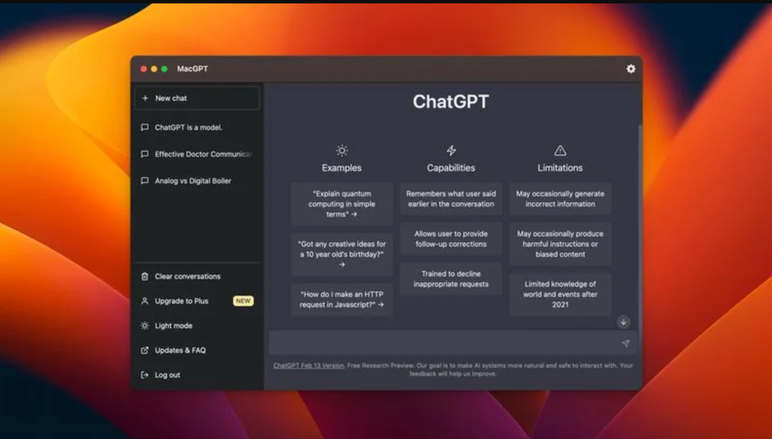 MacBook tích hợp ChatGPT