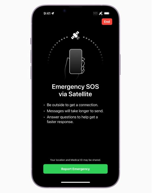 SOS khẩn cấp qua vệ tinh