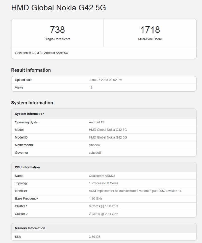 nokia-g42-geekbench