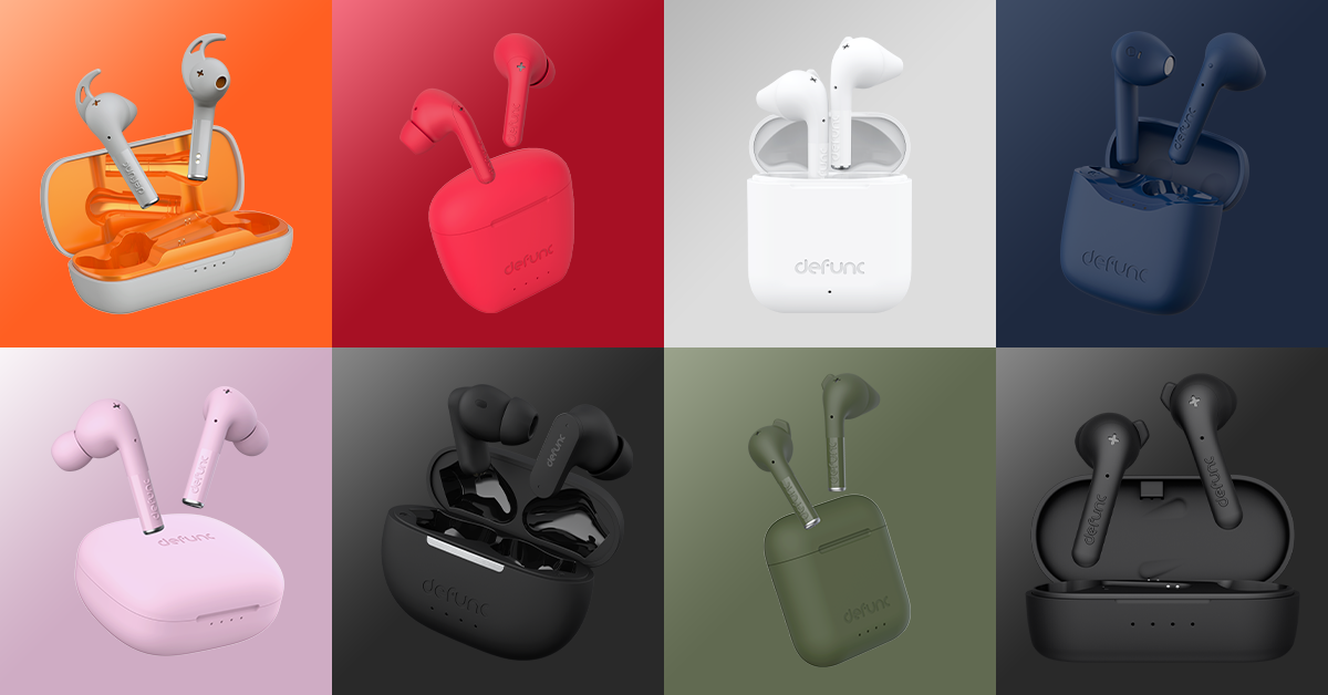 Dãy sản phẩm tai nghe True Wireless của Defunc do MeKo phân phối