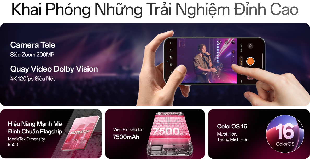 Điện thoại OPPO Find X9 12GB/256GB