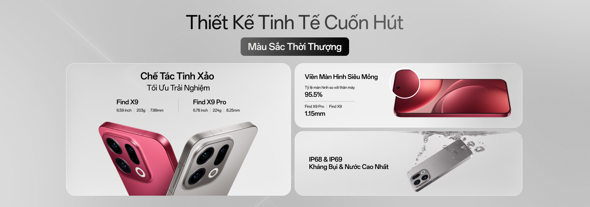 Điện thoại OPPO Find X9 12GB/256GB