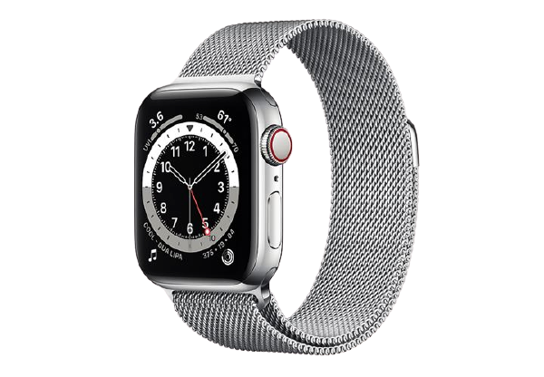 Đồng hồ thông minh Apple Watch Series 6 (4G) 44mm - Viền thép dây thép - Chính hãng VN/A giá rẻ - Hoàng Hà Mobile