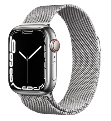 Apple Watch Series 7 - GPS + Cellular, 41mm - Vỏ Thép Dây Thép