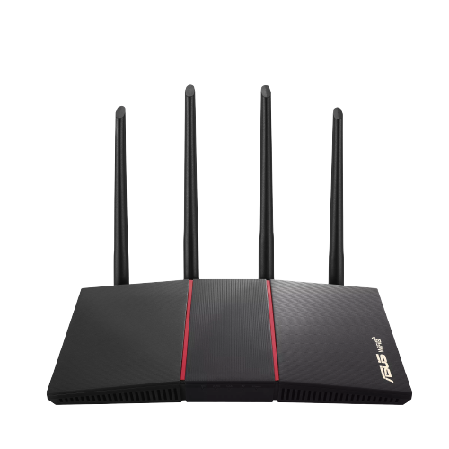 Bộ phát wifi ASUS RT-AX55 (Gaming Router) Wifi AX1800 2 băng tần, router WiFi có thể mở rộng