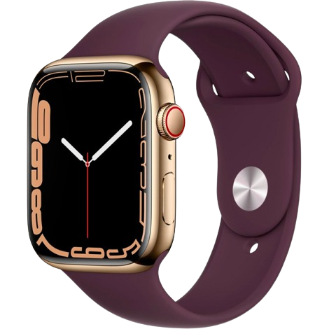 Apple Watch Series 7 - GPS + Cellular, 41mm - Vỏ Thép Dây Cao Su