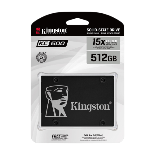 Ổ cứng SSD Kingston SKC600 256GB 2.5 inch SATA 3 (Đọc 550MB/s -Ghi 500Mb/s) - (SKC600/256G) - Chính hãng