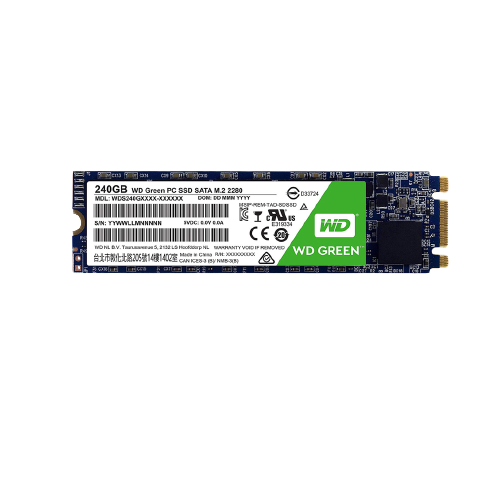 Ổ cứng SSD WD Green 240GB M.2 2280 (Đọc 545MB/s - Ghi 430MB/s) - (WDS240G3G0B) - Chính hãng