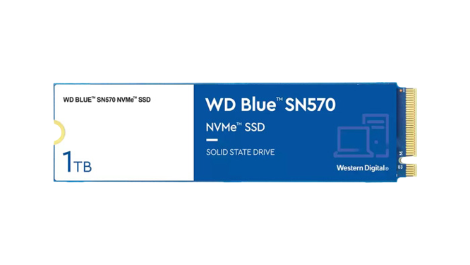 Ổ cứng SSD WD SN570 Blue 1TB M.2 2280 PCIe NVMe 3x4 - Chính hãng