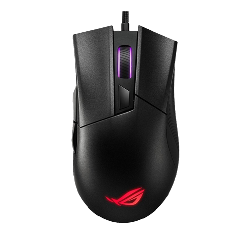 Chuột Chơi game Asus ROG Gladius II Core (P507) (USB/RGB/Black) - Chính hãng