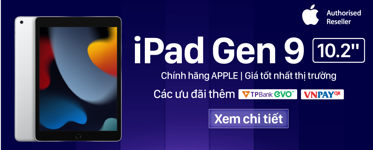 iPad  Gen 9 ưu đãi sốc