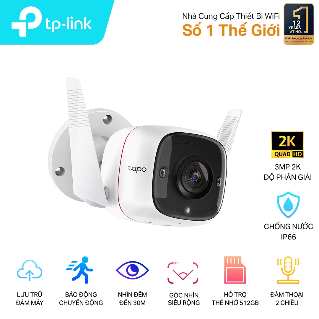 Camera Wifi TP-Link Tapo C310 3MP - Chính hãng