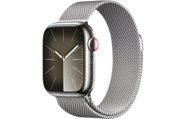 Apple Watch Series 9 - GPS + Cellular, 41mm - Vỏ Thép Dây Thép