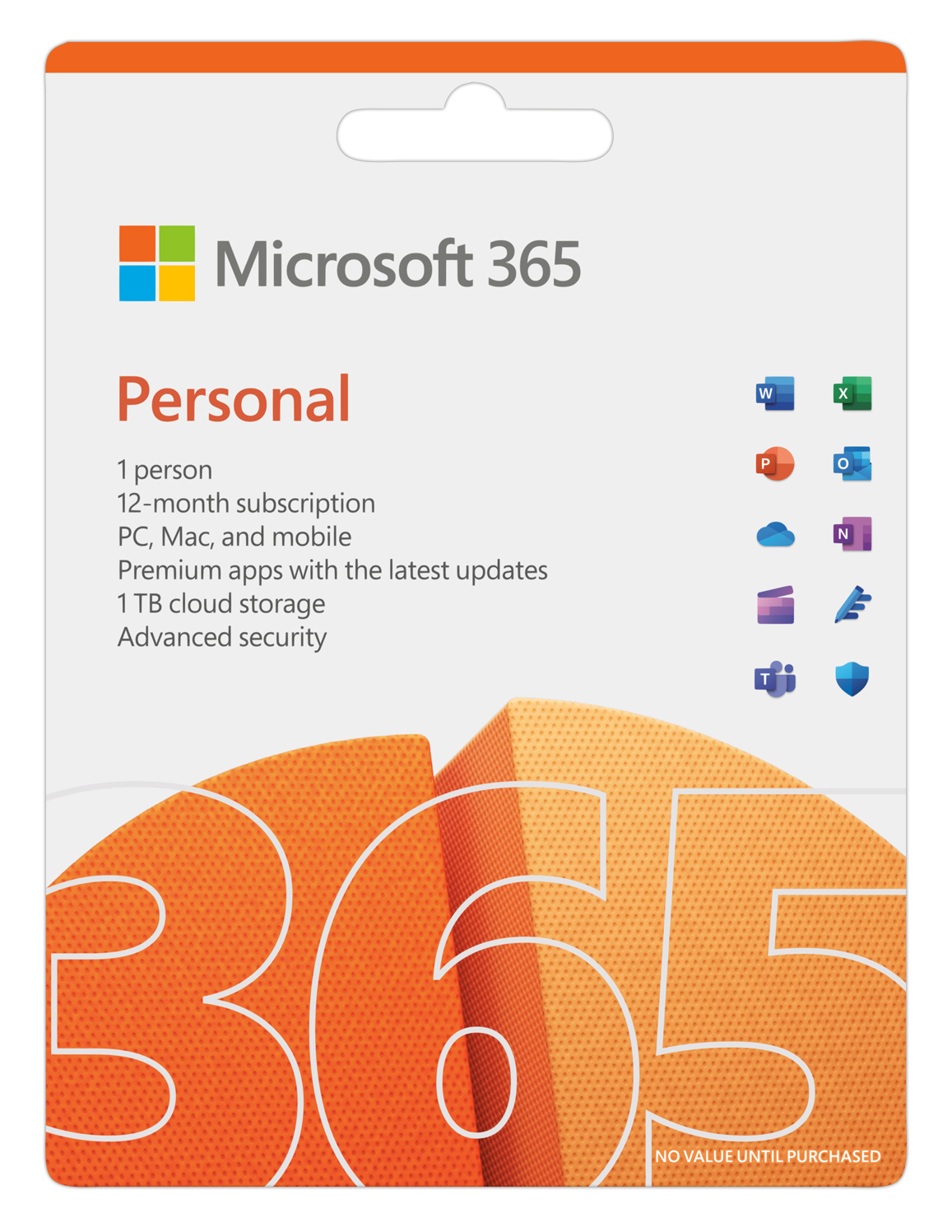 Phần mềm Microsoft 365 Personal 32/64bit 1 năm 1 user Win/Mac