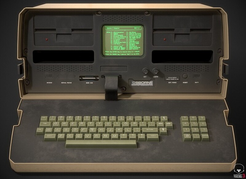 Laptop đời đầu khi máy tính phát triển