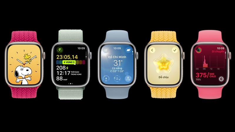Apple Watch Series 9 trang bị watchOS 10 và bộ tính năng đi kèm