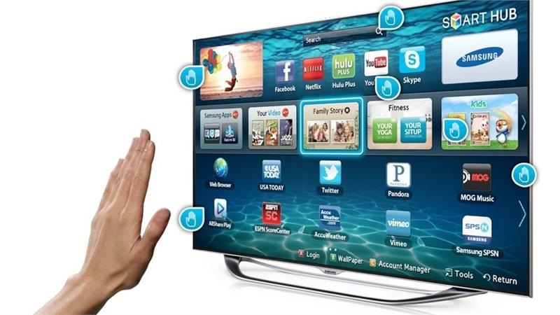 TV Samsung mang đến nhiều tiện ích thông minh cho người dùng nhờ kho ứng dụng đa dạng và phong phú