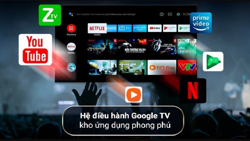 Đa số các mẫu TV Toshiba hiện nay đều sử dụng hệ điều hành Google TV với giao diện trực quan và thân thiện