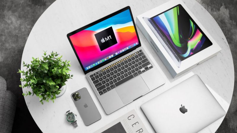Mua MacBook M1 chính hãng giá tốt tại Hoàng Hà Mobile