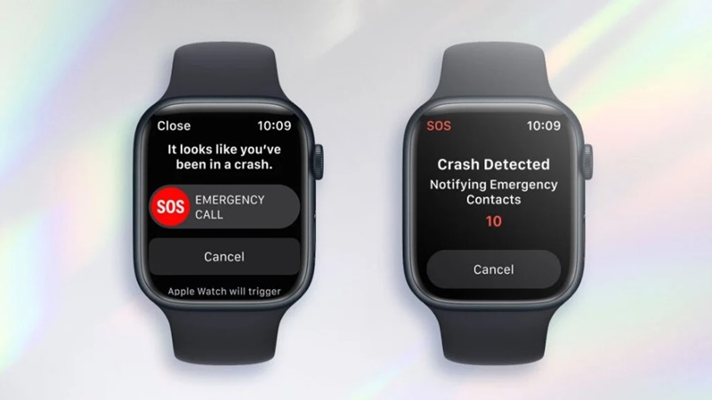 Apple Watch Series 8 với tính năng phát hiện va chạm bởi cảm biến tiên tiến