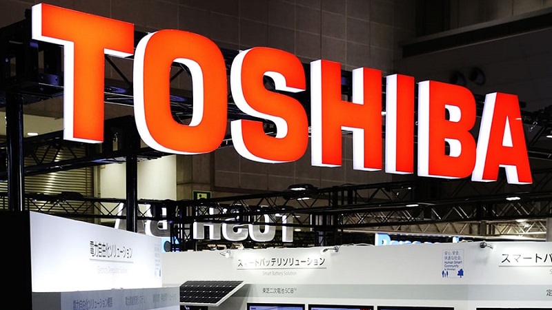 Thương hiệu Toshiba.