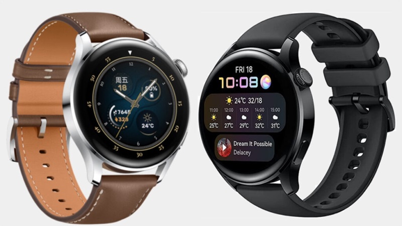 Sự khác biệt về thiết kế giữa Huawei Watch GT 3 và Watch 3