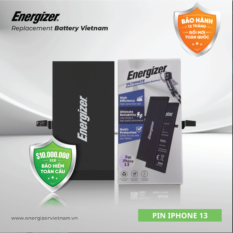 Pin Energizer iPhone 13 - ECA133227P Chính hãng