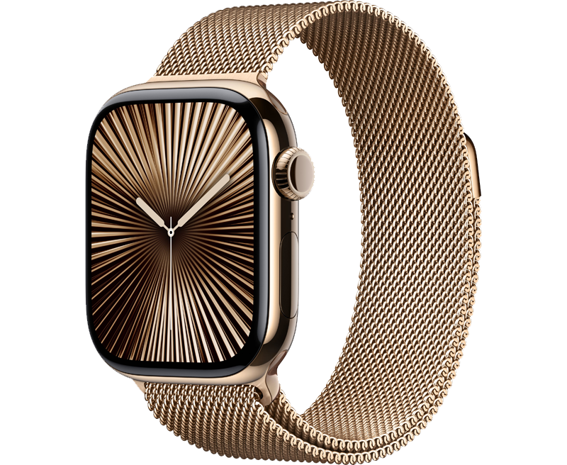 Apple Watch Series 10 - GPS + Cellular, 42mm - Viền Titan Dây Thép