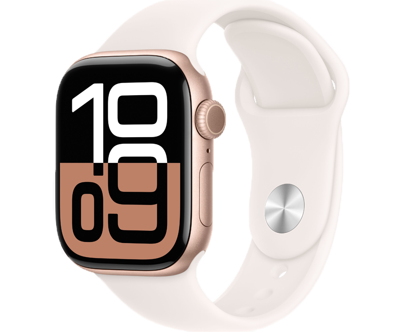 Apple Watch Series 10 - GPS, 42mm - Viền Nhôm Dây Cao Su