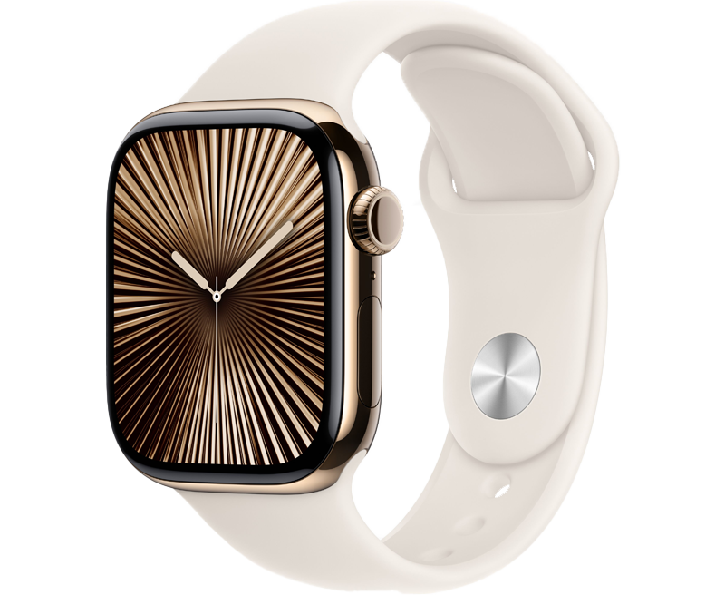 Apple Watch Series 10 - GPS + Cellular, 42mm - Viền Titan Dây Cao Su