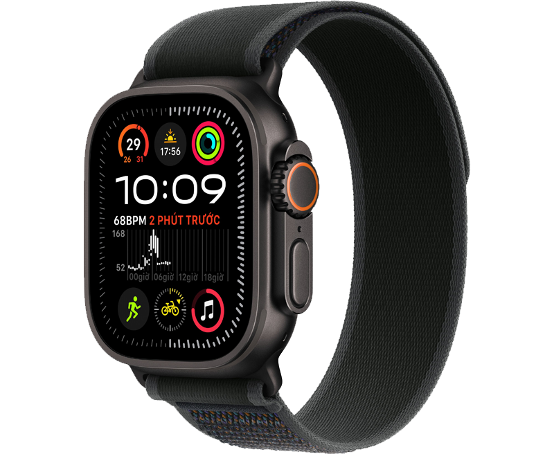 Apple Watch Ultra 2 (2024) - GPS + Cellular, 49mm - Viền Titan Dây Trail