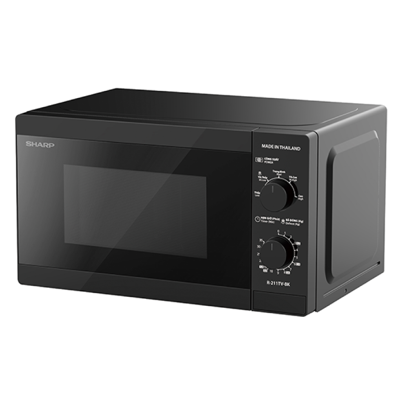 Lò vi sóng SHARP R-211TV-BK, 21L