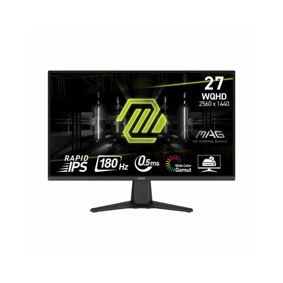 Màn Hình Gaming MSI MAG 275QF (27 inch/WQHD/Rapid IPS/180Hz/0.5ms) - Chính hãng