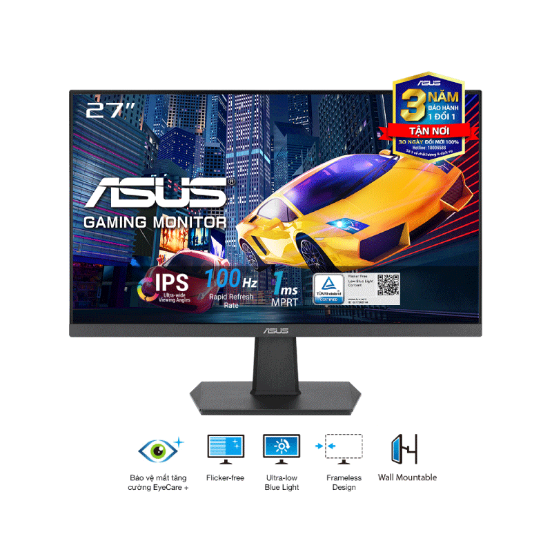 Màn hình Asus VA27EHF 27 inch - Chính hãng