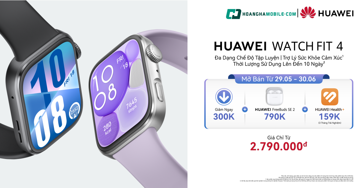 Đồng hồ thông minh Huawei Watch Fit 4