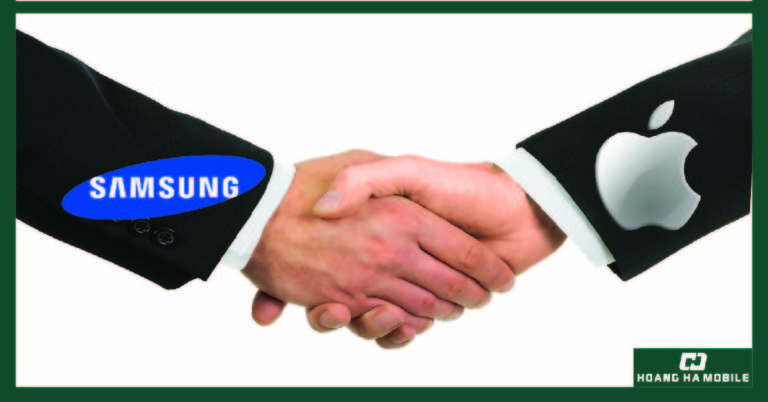 Samsung hop tac cung Apple